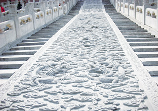 white marble platform，Forbidden City